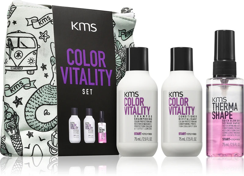 KMS Color Vitality Set путни сет за фарбану косу