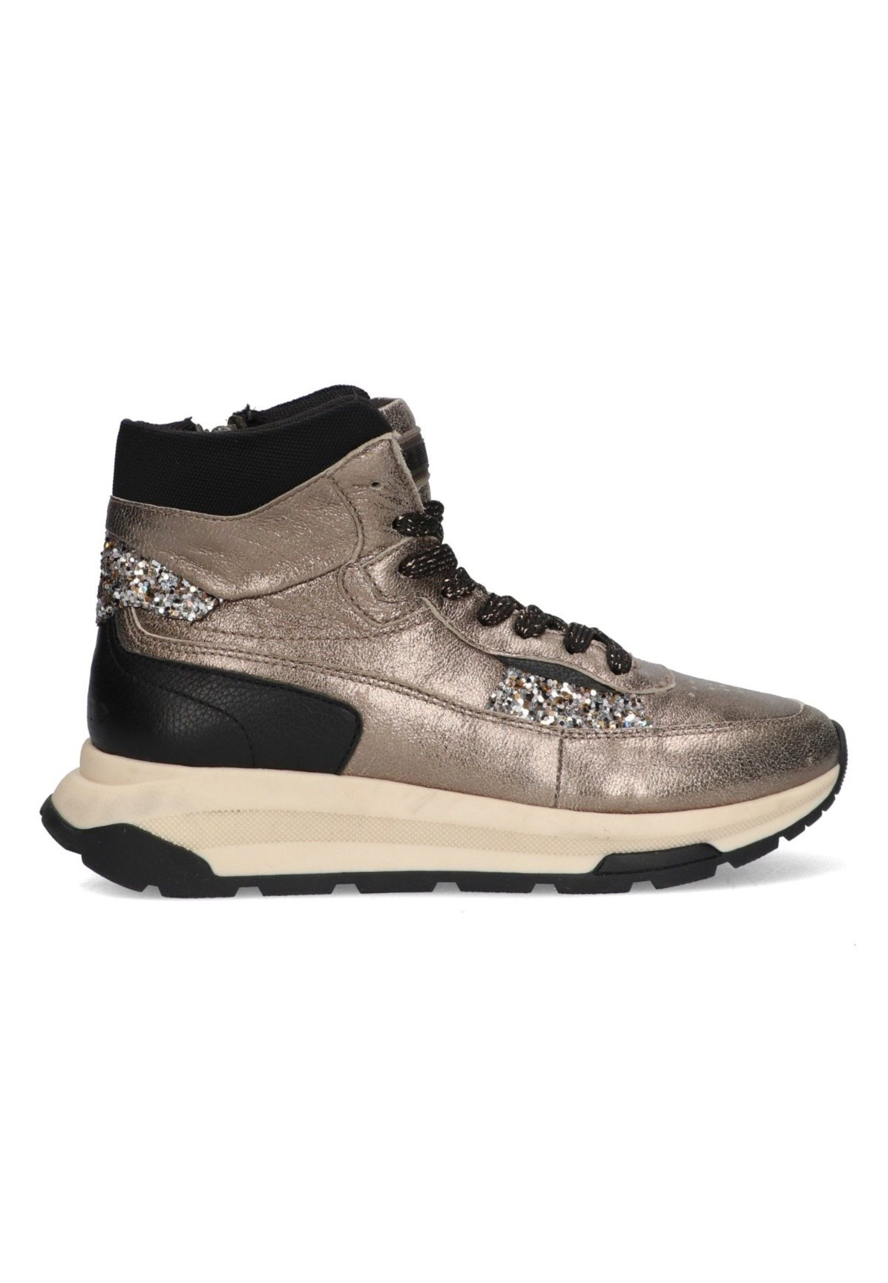 Braqeez Hoge sneakers - goud