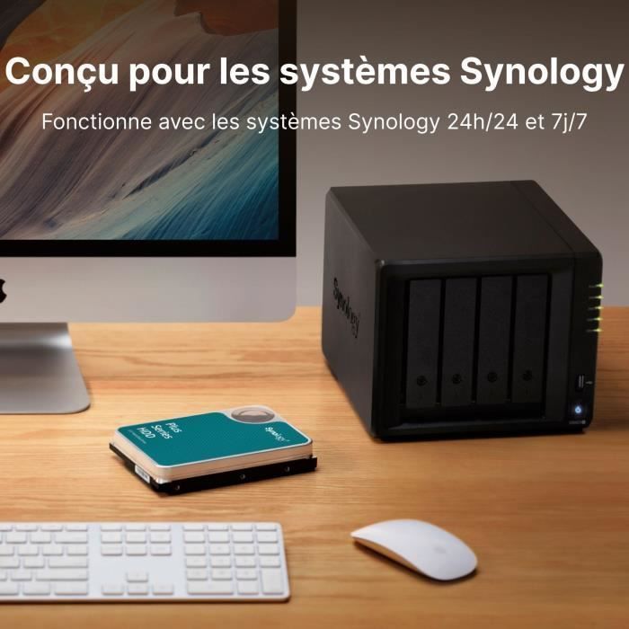 4 TB internal hard drive - SYNOLOGY - HAT3300-4T - SATA 6 GB/s - 5400 RPM