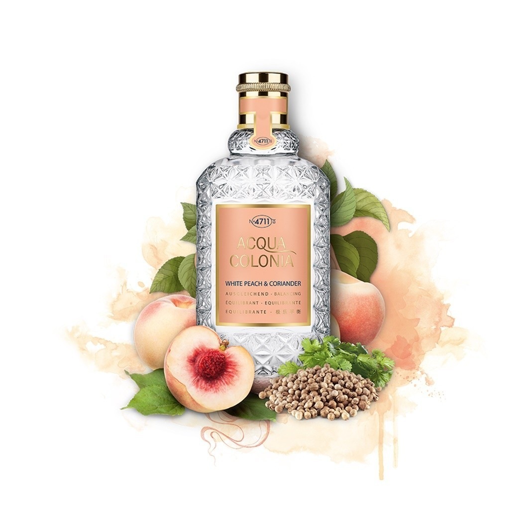 4711 Acqua Colonia odekolonas „Baltųjų persikų ir kalendrų“ lūpų priežiūros kremas – 50 ml