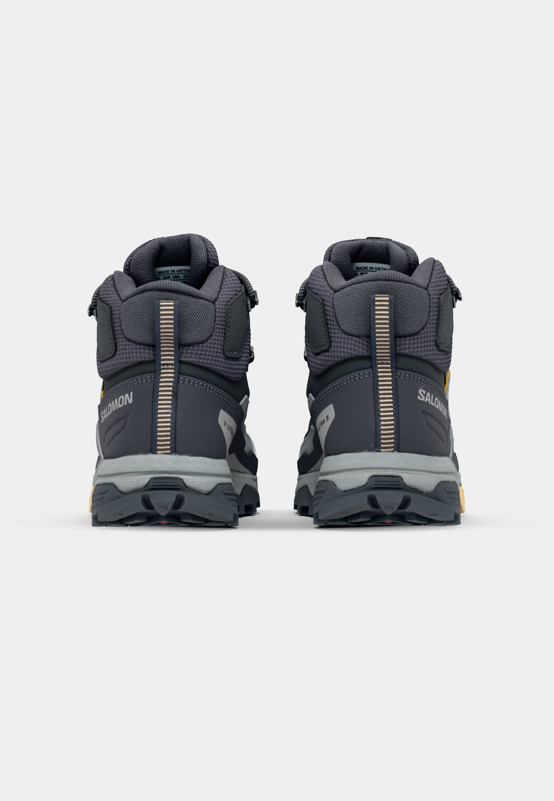 Salomon ULTRA 5 - Scarpe da trekking - nine iron/gull/soft clay