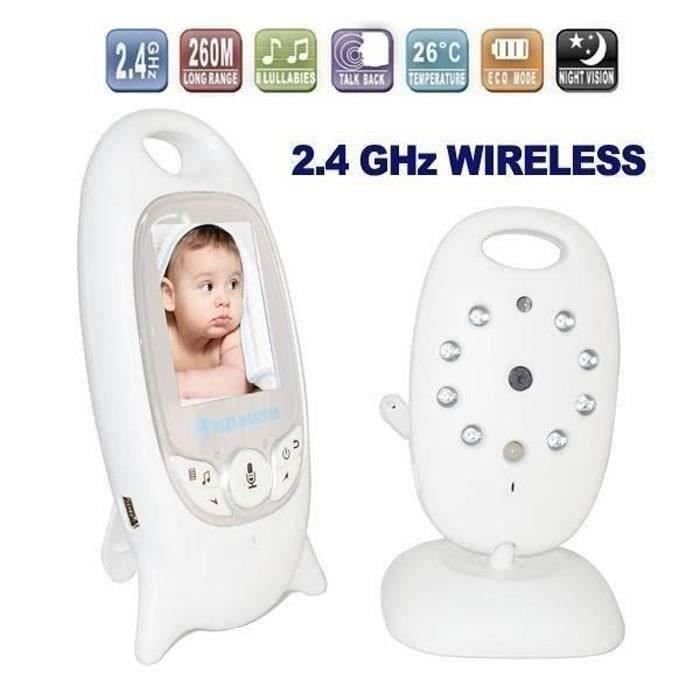 VB601 Video Babyfoon - Draadloos - Multifunctioneel - Wit - FHSS - Digitaal