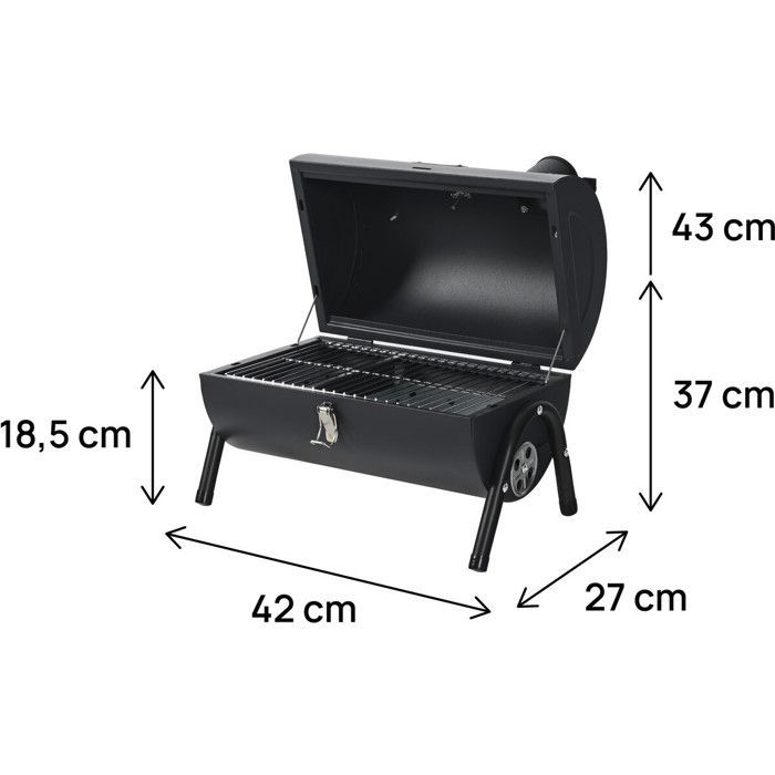 Barbecue charbon de bois portable 