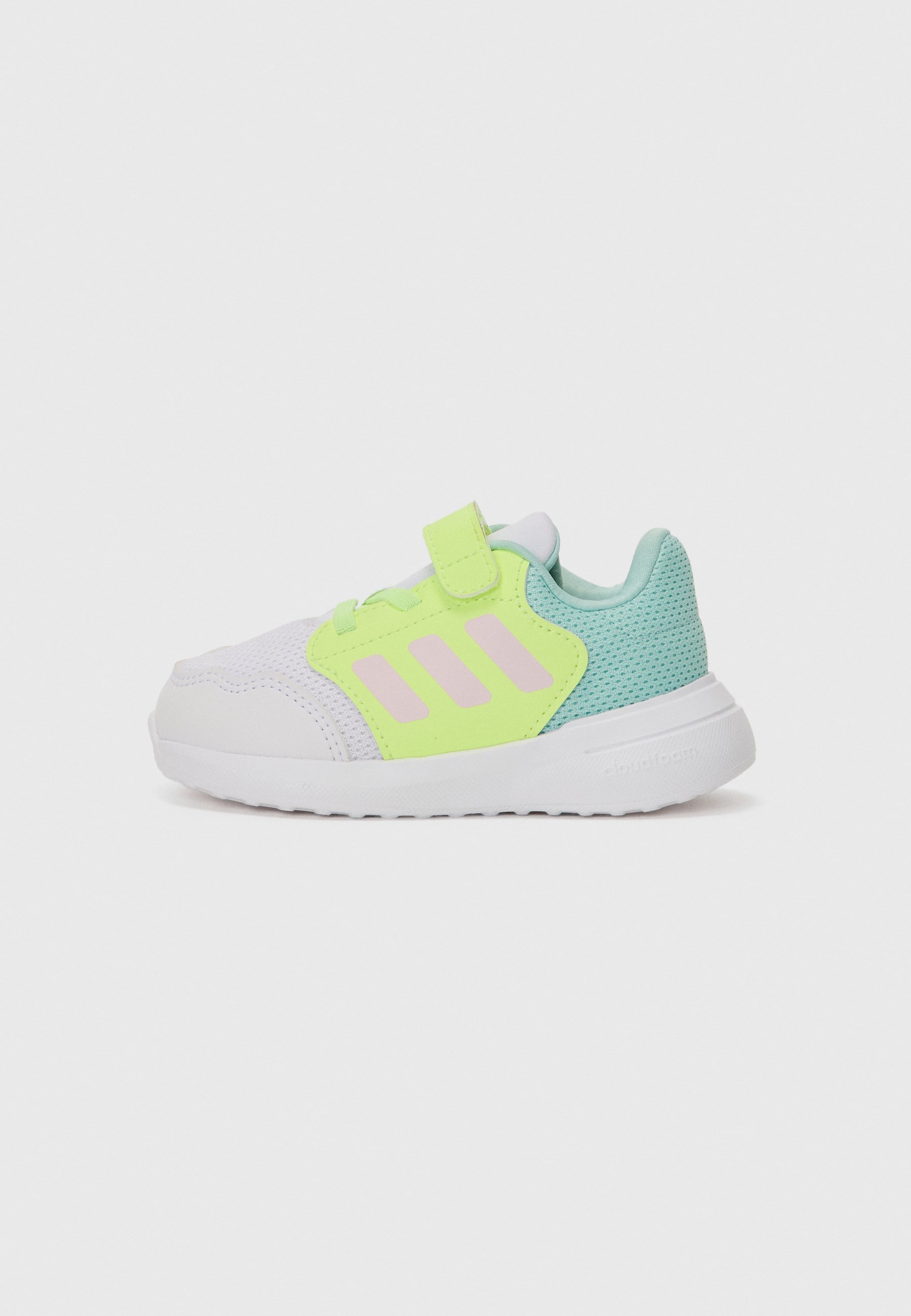 adidas Performance TENSAUR UNISEX - Hardloopschoenen voor op de weg - wit/transparant roze/geel
