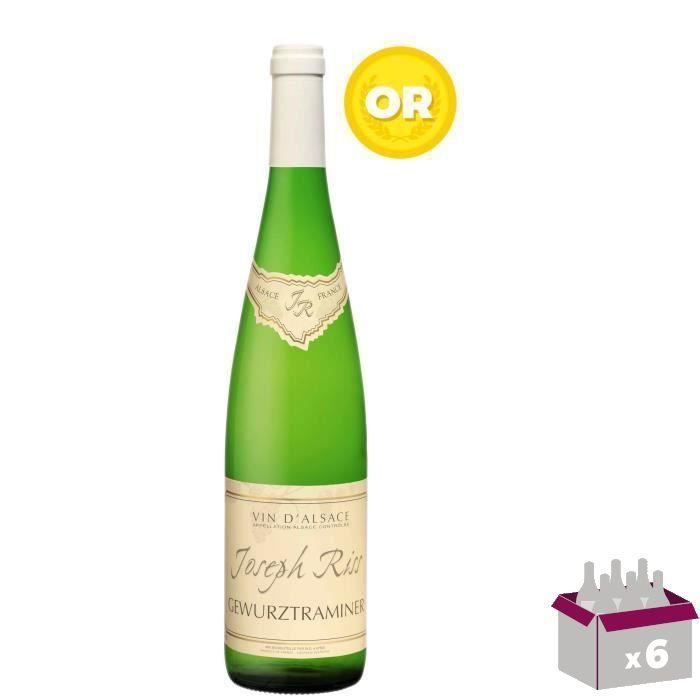 Joseph Riss Gewurztraminer - Vin blanc d'Alsace 2023 x6