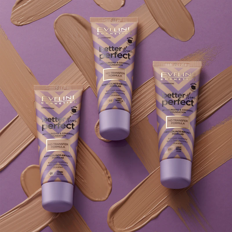 Base hidratante de alta cobertura Better than Perfect da Eveline Cosmetics