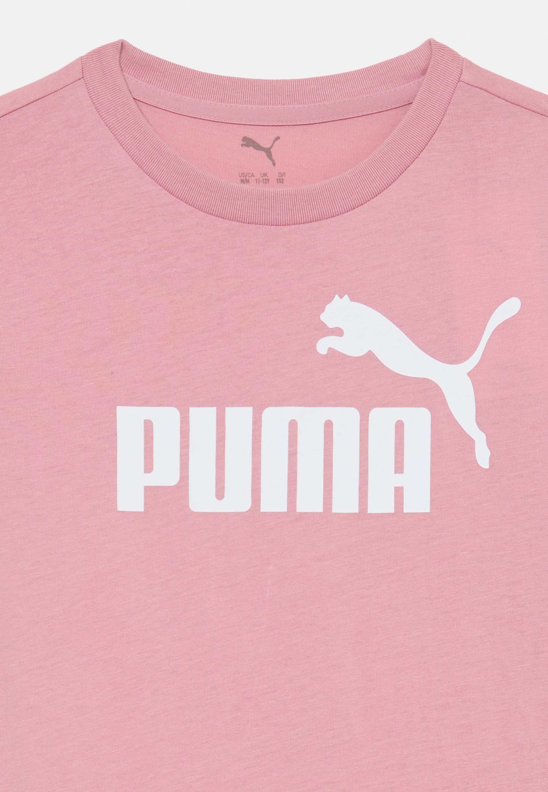 Puma LOGO TEE UNISEX - Koszulka z nadrukiem - różowa
