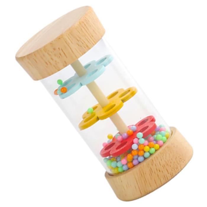 Instrumentos musicales para la educación infantil temprana, juguete para hacer llover para niños, juguetes musicales para niños pequeños, juguete