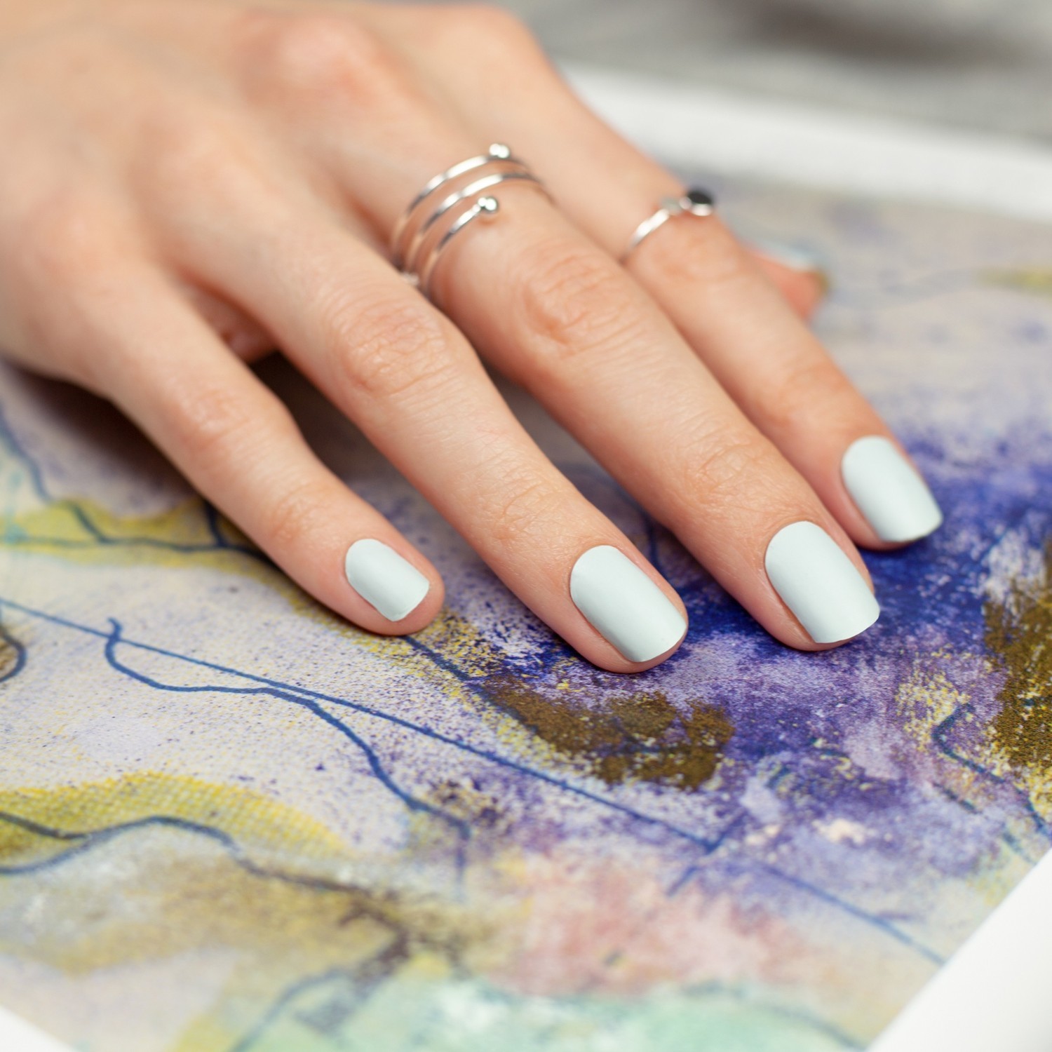 Miss Sophie Nail Design Nail Wrapovi za nokte „Nagovještaj mente“ – 1 komad