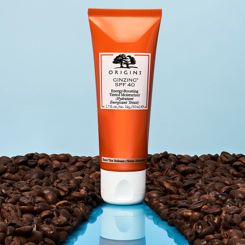 Origins GinZing™ Energy-Boosting tónovaný hydratačný revitalizačný denný krém SPF 40