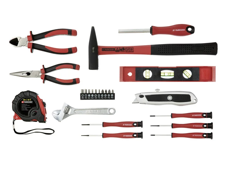 Kit de ferramentas PARKSIDE® em bolsa de armazenamento