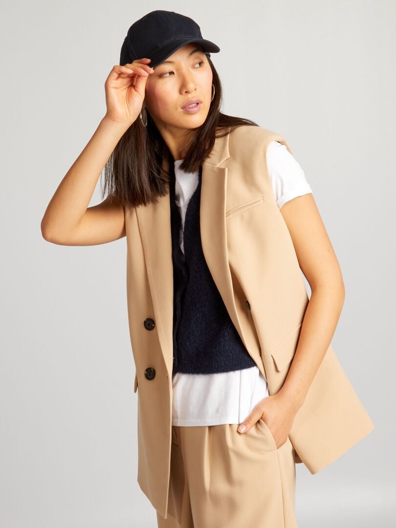 Hihaton bleiseri - BEIGE