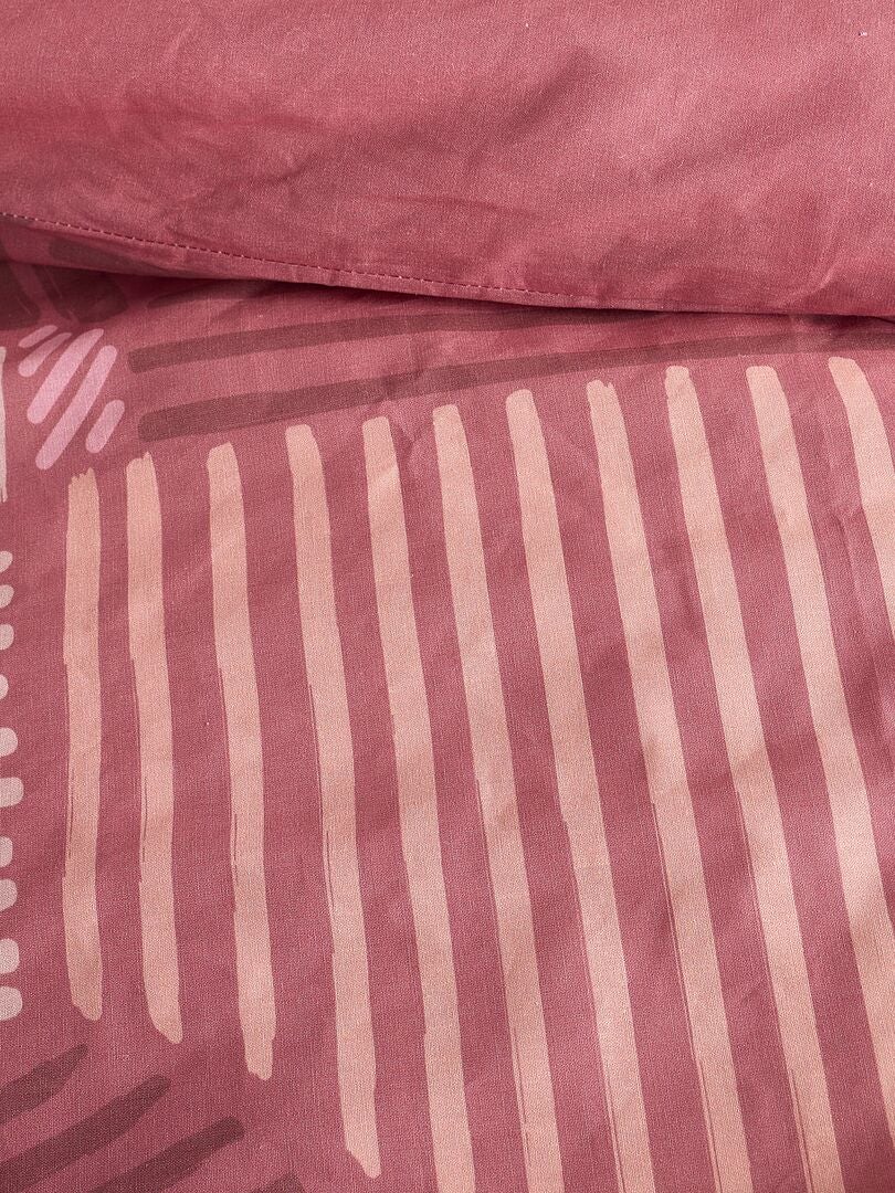 Juego de cama completo - doble - ROSA