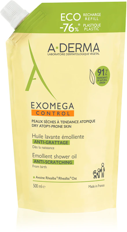 Змінна олія для душу A-Derma Exomega Control Emollient