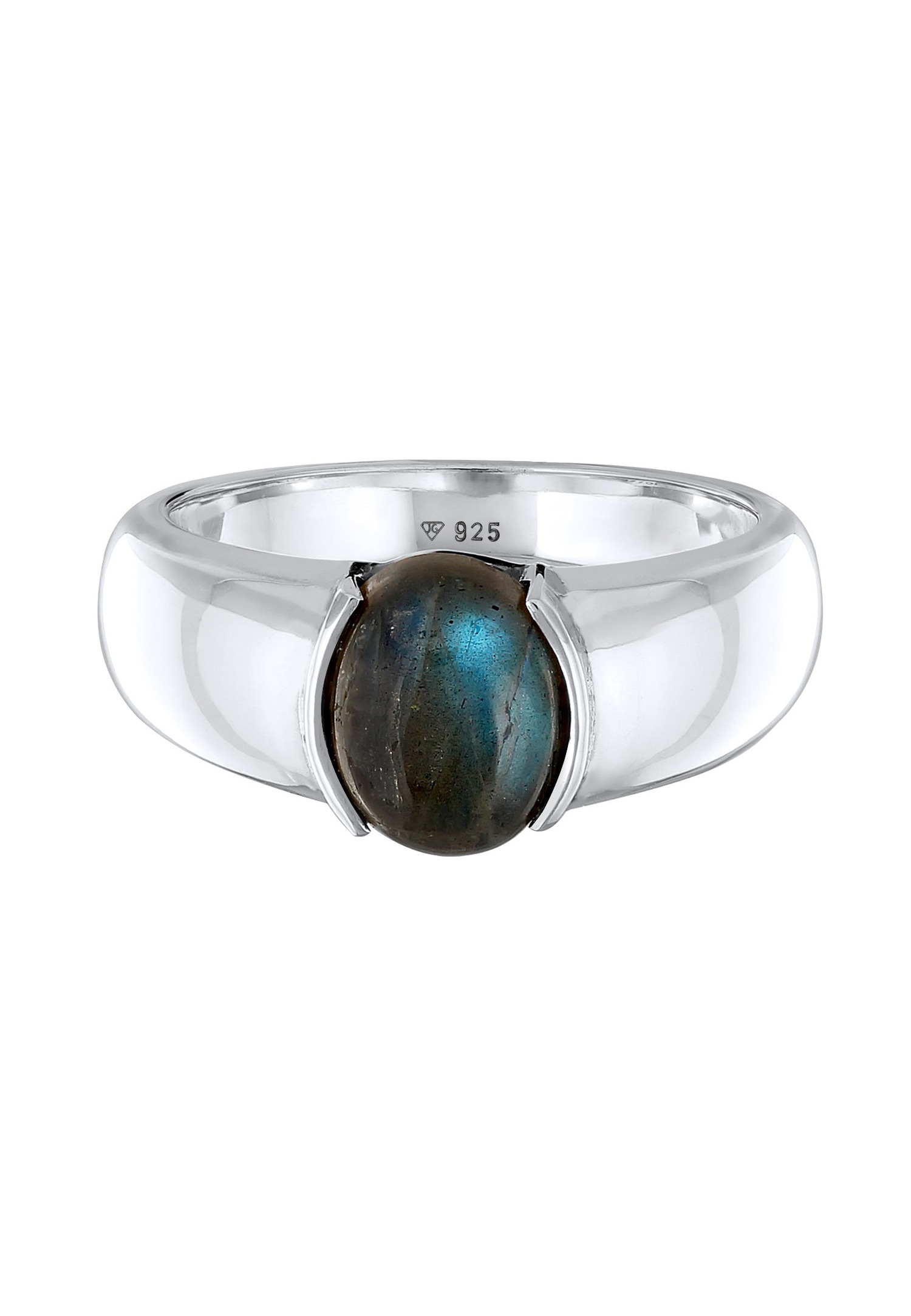 KUZZOI Hommes Elégant avec pierre précieuse Labradorite en argent sterling 925