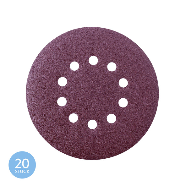 Schleifpapier, Ø 215 mm, 20 Stück