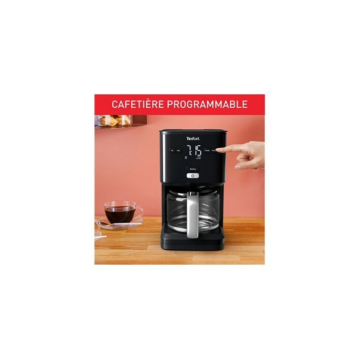 Cafetière filtre Tefal SMART N'LIGHT 10/15 TASSES CM600810