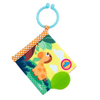 Chicco Book Baby Senses 3-24M kangaskirja kuvituksilla ja aktiviteeteilla 1 kpl 1 kpl