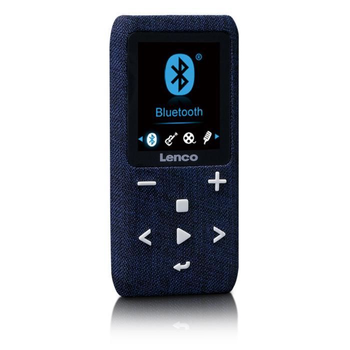 Lettore MP3/MP4 Lenco Xemio-861BU con Bluetooth® e slot per scheda micro SD da 8 GB - Blu