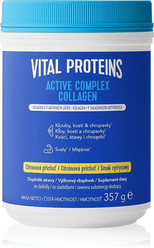 Vital Proteins Active Complex kolagēna uztura bagātinātāja pulveris dzēriena pagatavošanai locītavu pareiza stāvokļa atbalstam