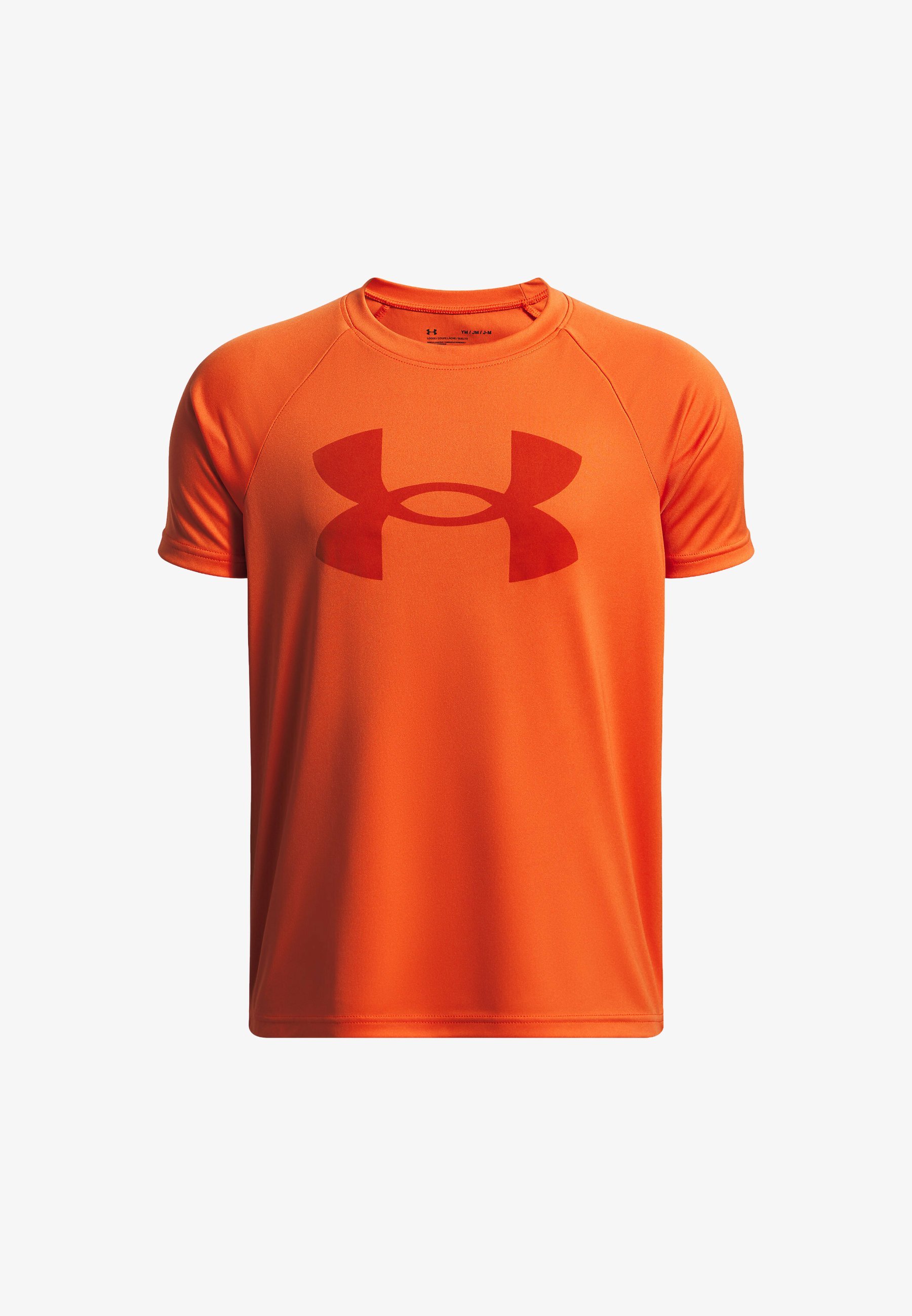 T-shirt de sport Under Armour Football - Logo Tech Big - Base orange