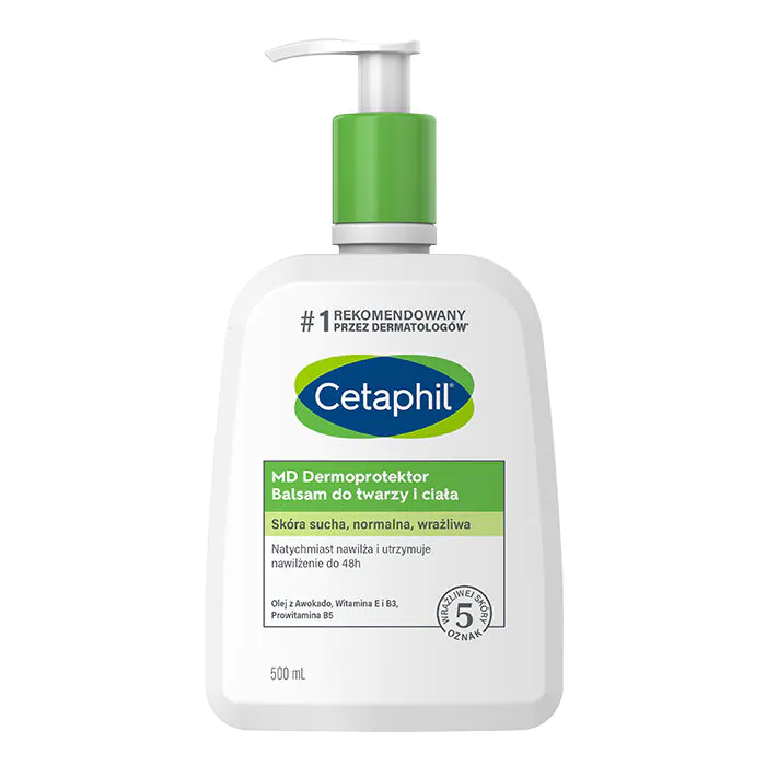 Cetaphil MD Dermoprotektor Balsam nawilżający do twarzy i ciała, 500 ml