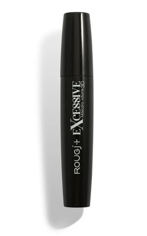 ROUGJ Máscara para Cílios Efeito Volume Excessivo 3D Preta 12,5 ml para volume