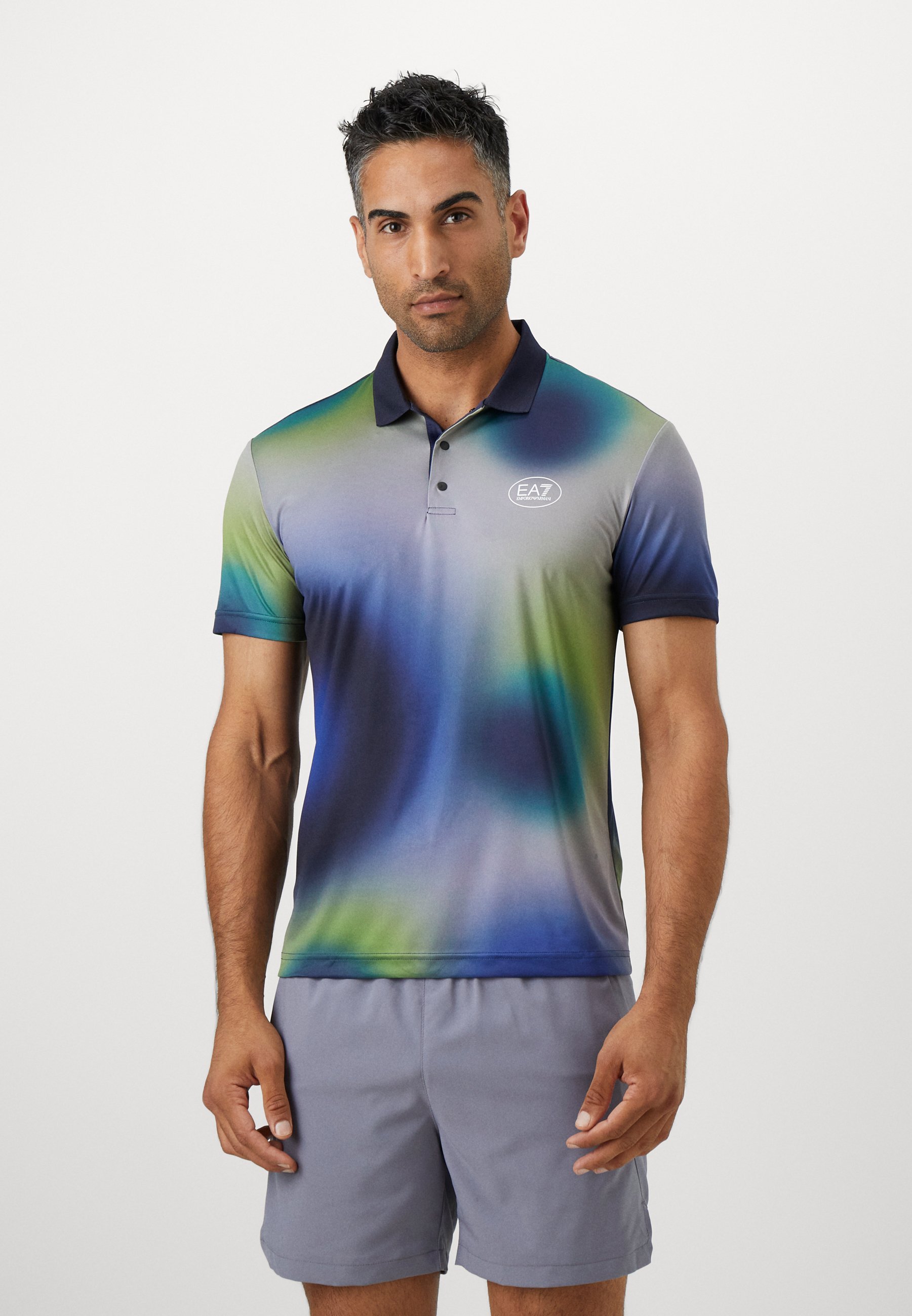 EA7 Emporio Armani TENNIS PRO GRAPHIC - Polo shirt - multicolor