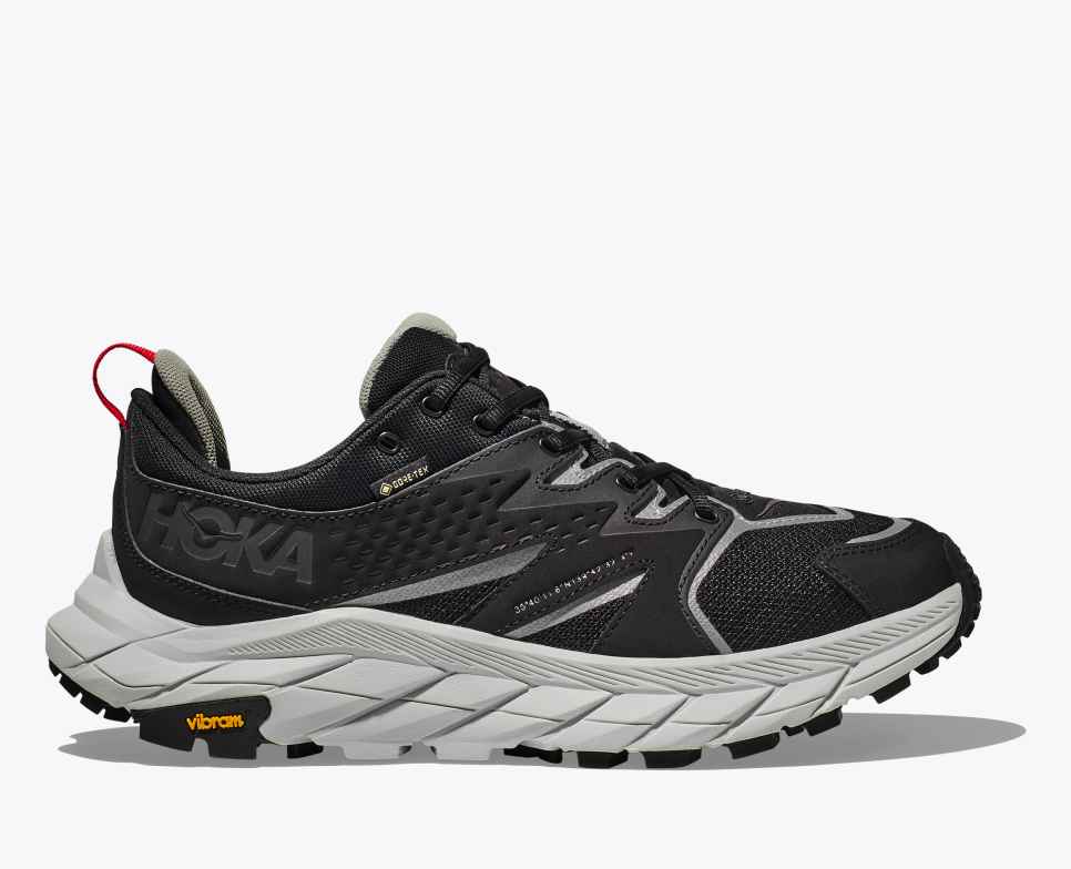 HOKA Anacapa Low GORE-TEX WTAPS Negro azabache/Gris glaciar