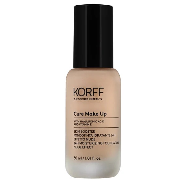 KORFF Korff 24H Hydraterende Make-up Nude Effect Kleur 06 30 ml Vloeibaar met een dunne textuur
