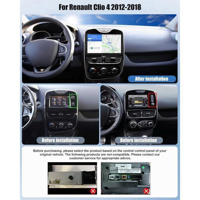 Radio para coche de 10