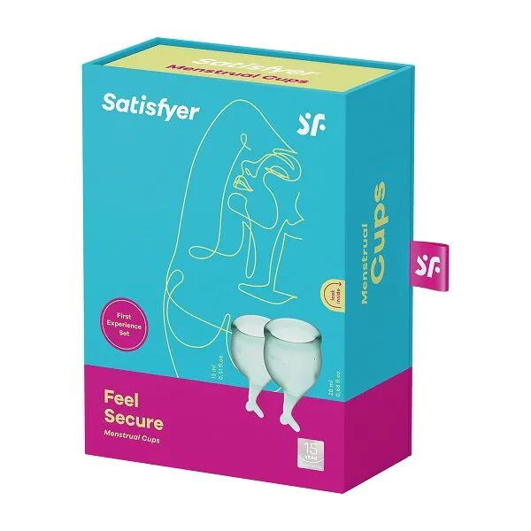 Satisfyer Feel Secure Menstrual Cup Dark Green