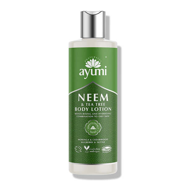 Ayumi Naturals Neem ir arbatmedžio kūno losjonas 250ml