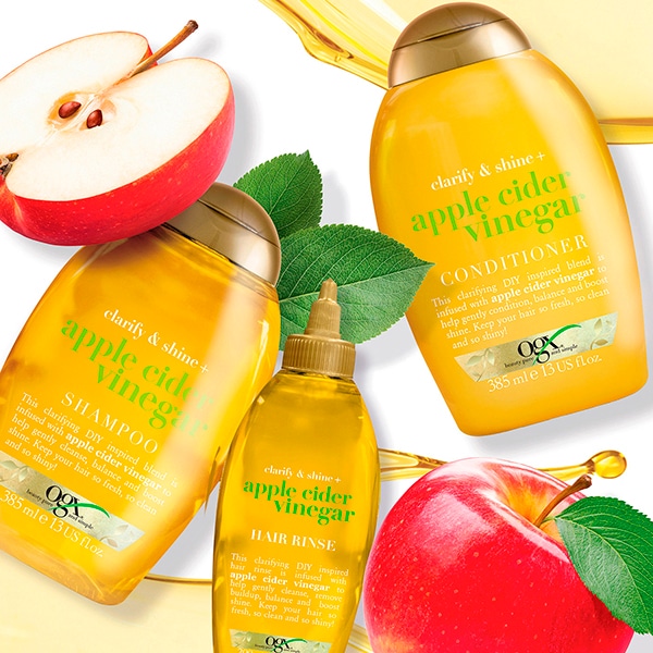 OGX Clarify & Shine+ Šampon s jablečným octem 385 ml