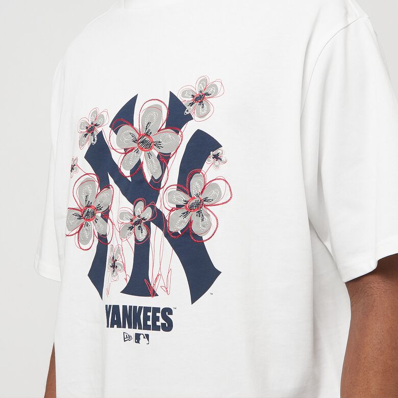 MLB-T-Shirt mit Blumenlogo (Oversized) – New York Yankees