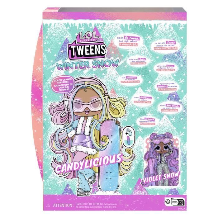 L.O.L. Surprise Poupée Tweens Winter Snow - Candylicious - Dès 4 ans