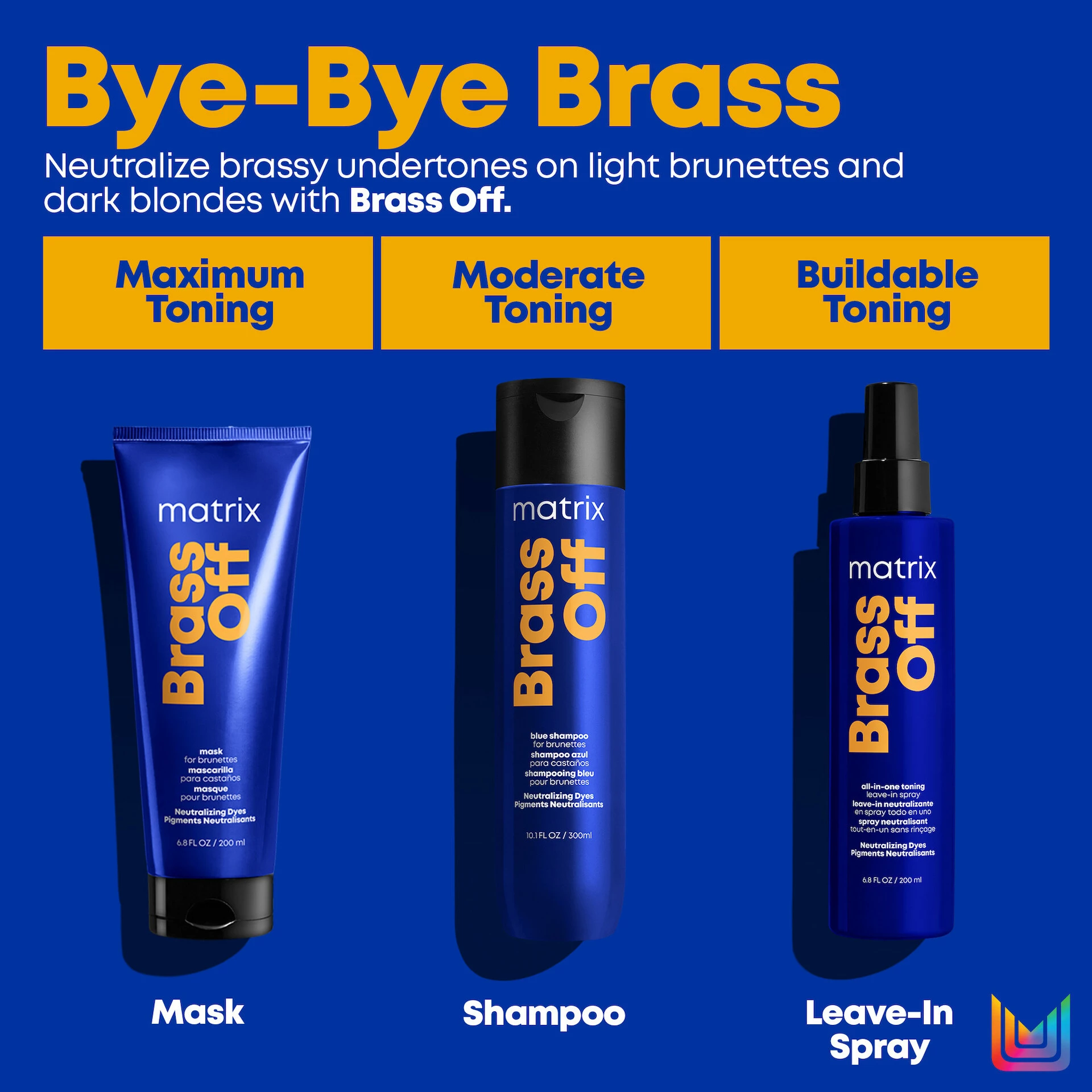 Brass Off All-in-One tonizáló spray 200 ml - Matrix