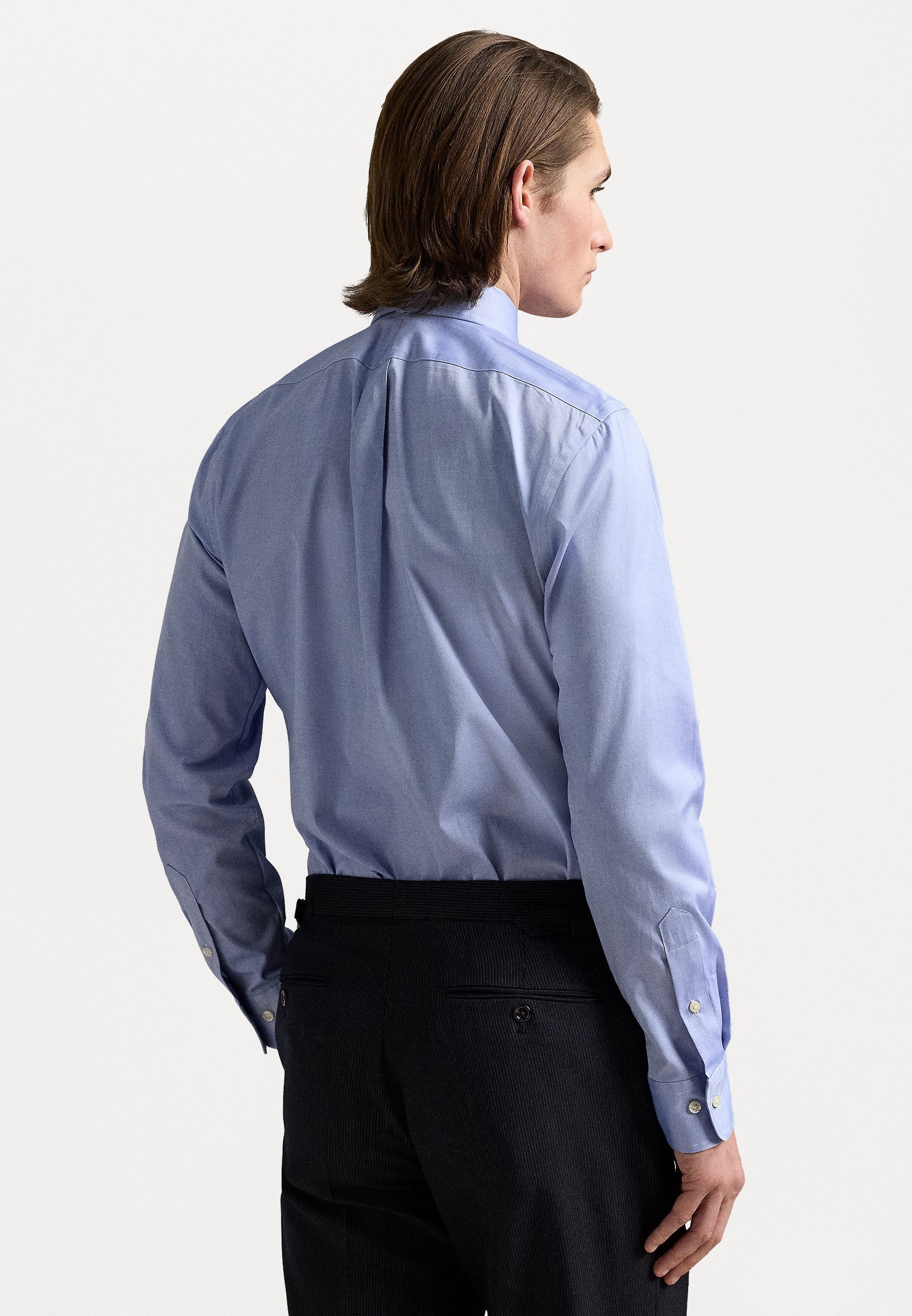 Polo Ralph Lauren Slim Fit Pinpoint Oxford Shirt - Shirt - echt blauw/wit