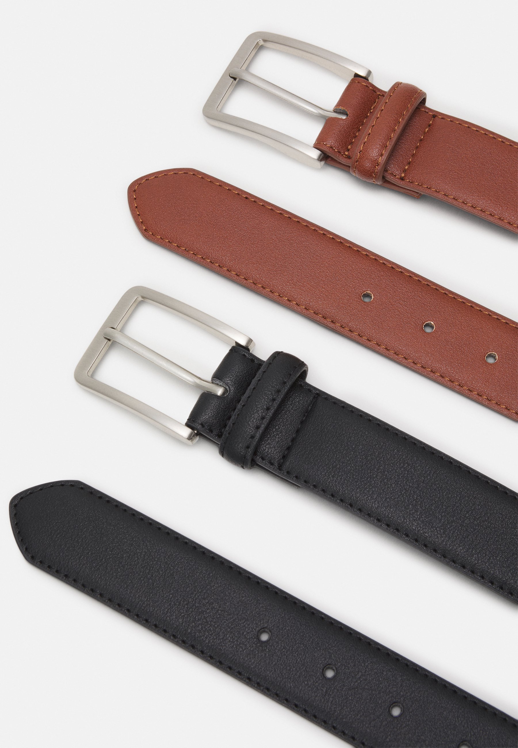 Pier One - Pacote com 2 cintos - marrom/preto