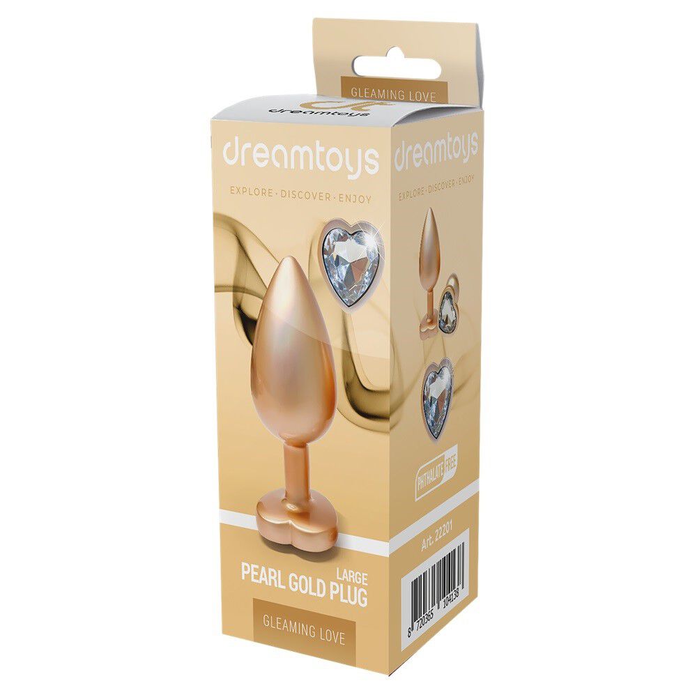 Dream Toys Mirdzošas mīlestības pērļu zelta aizbāznis