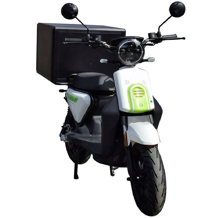 EUROCKA CKA EXPRESS elektrische scooter, wit, levering, verwijderbare 60V 29Ah lithiumbatterij, actieradius van 60 km