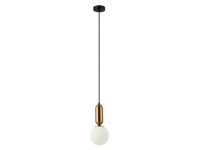 Lampa wisząca Aldeva szklana biała
