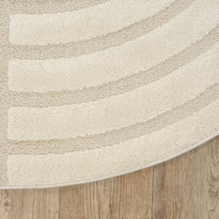 Alfombra moderna - The Carpet - Everest - Alta densidad - Suave - 160x230 cm - Crema