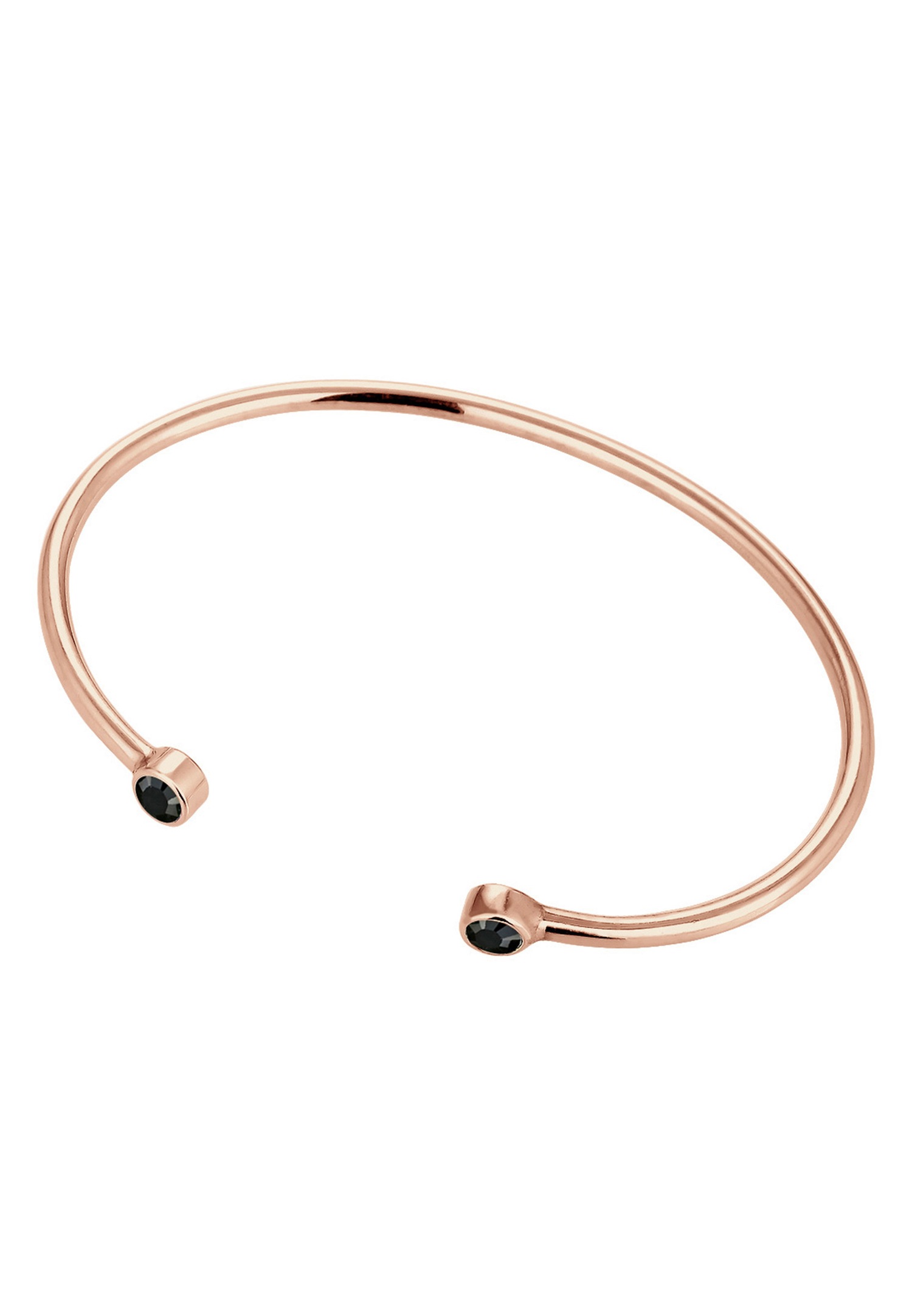 Elli Femmes anneau de bras géo minimaliste avec cristaux en argent sterling 925