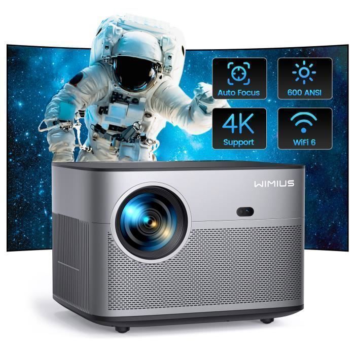Wimius-Projecteur P64 natif, Full HD 1080P, 500 ANSI 15000L, prise en charge 4K, WIFI .BAZARLAND30