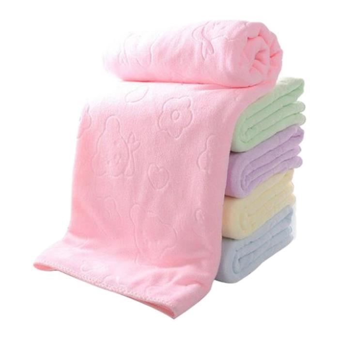 Lot de 5 draps de bain taille Jumbo Polyester Solid Home Gym Beach Serviette de bain