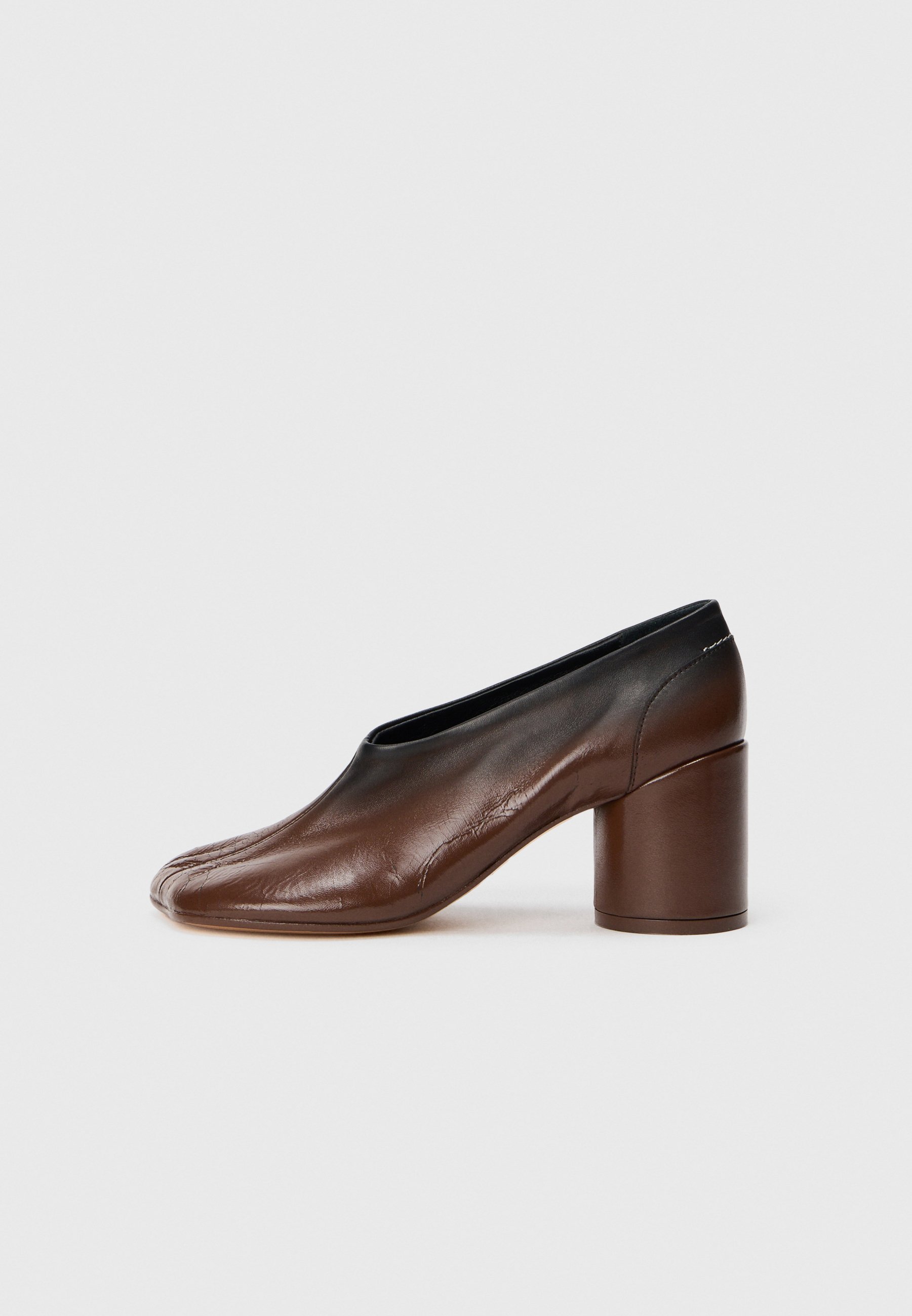 MM6 Maison Margiela COURT - Muiltjes met hak - zwart/sabel