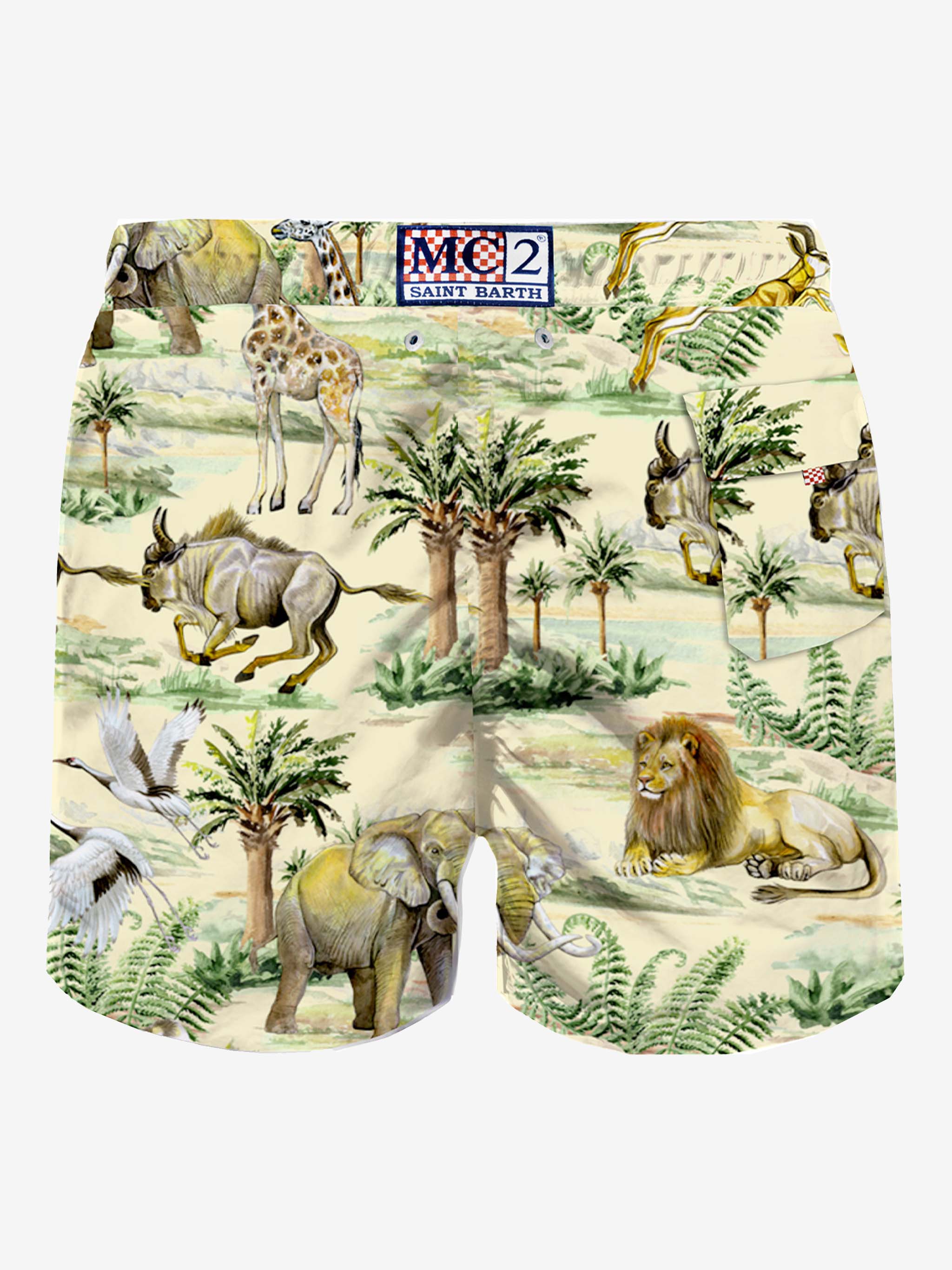 Maillot de bain classique pour homme avec imprimé animalier