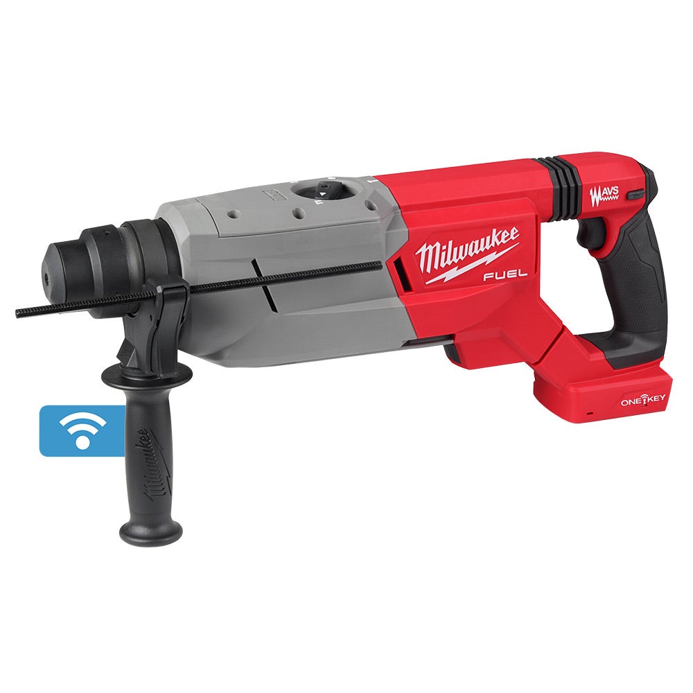 Furadeira de impacto MILWAUKEE FUEL 18V 32mm com mandril SDS Plus tipo D e botão único M18FHACOD32-0