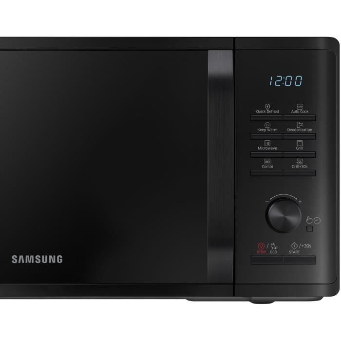 Samsung MG23K3515CK 23L Microwave Grill - Black - Electronic Control + Button - Keep Warm Function